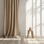 Linen Tab-Top Curtains – Suitable for Bedrooms and Farmhouse Style