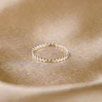 Sterling Silver Disc Ring, Minimalist Stackable Band, Dainty Everyday Jewelry