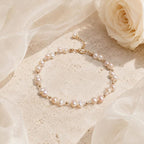 Freshwater pearl beaded bracelet (adjustable, 22 cm long)