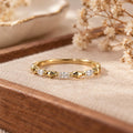 925 Silver Moissanite Stackable Ring